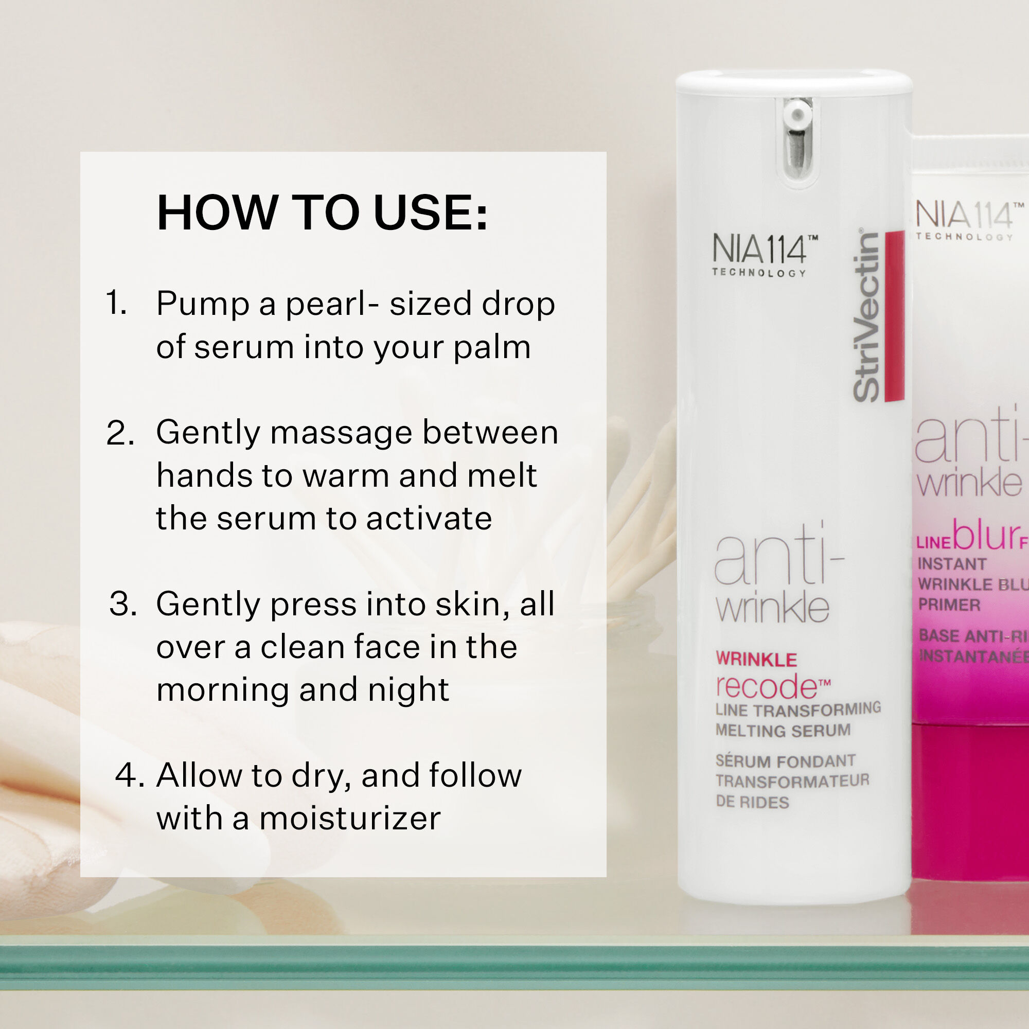 Wrinkle Recode™ Line Transforming Serum | Strivectin US