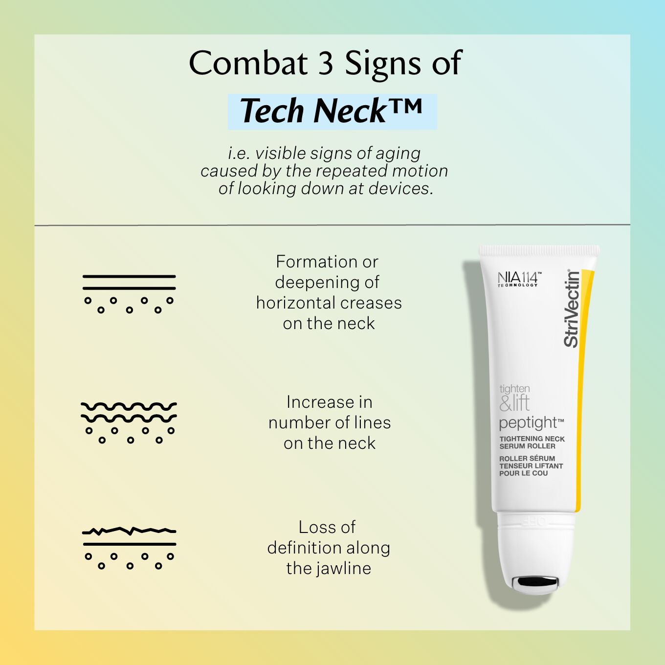 Peptight™ Tightening Neck Serum Roller | Strivectin US